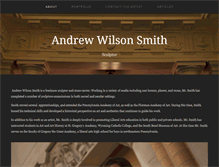 Tablet Screenshot of andrewwilsonsmith.com